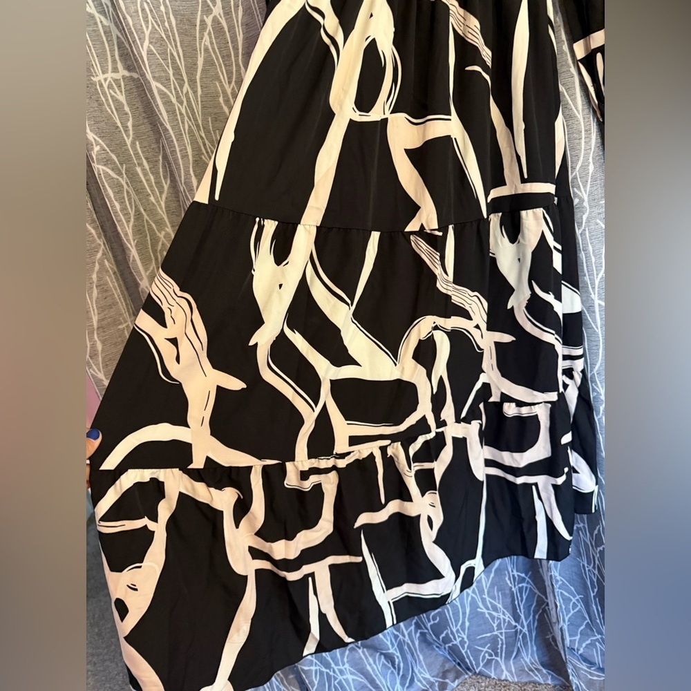 NWOT Long Sleeve Maxi Dress size Large - Picture 5 of 7